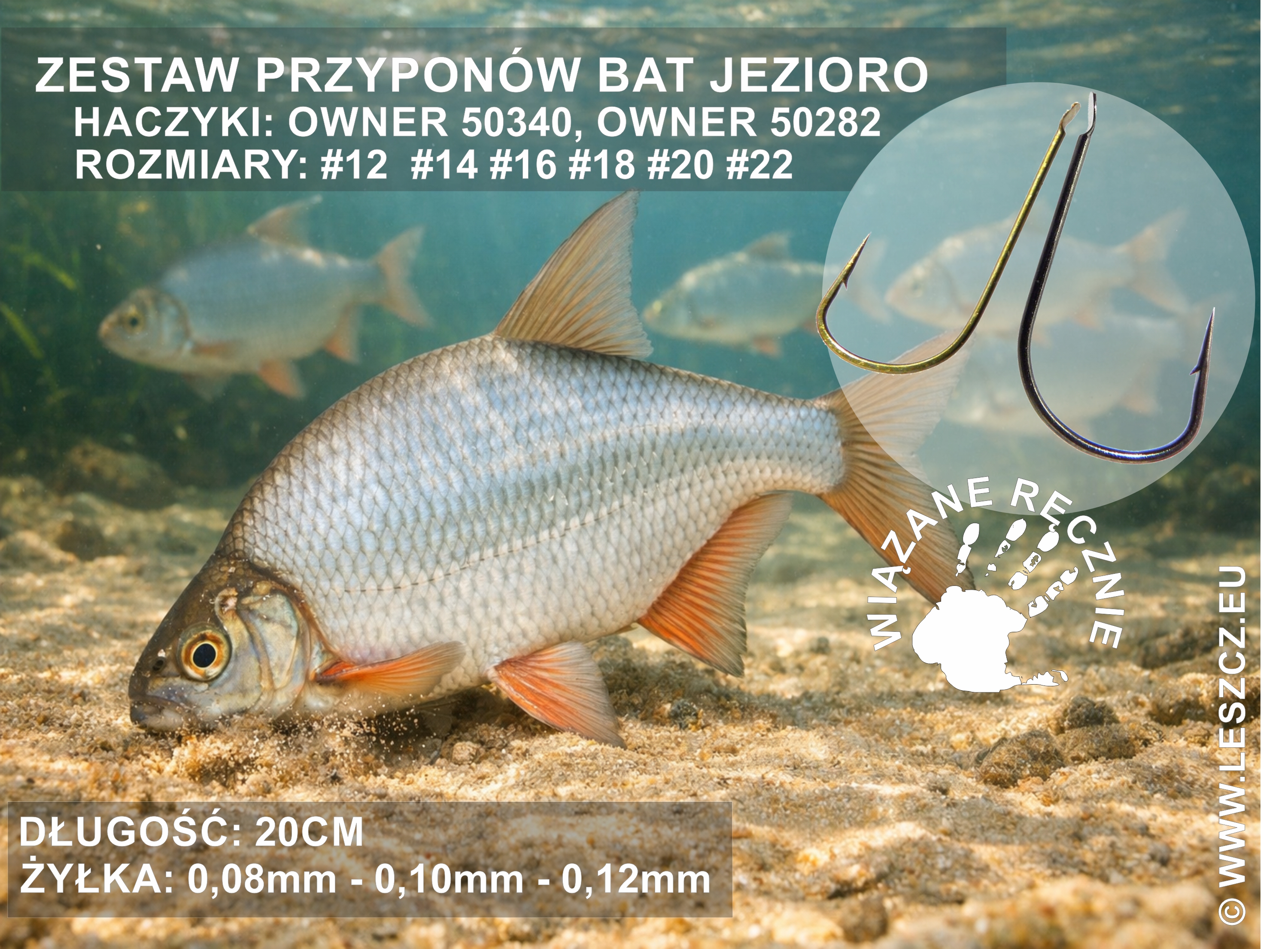 Zestaw przyponów 373 - Jezioro Bat 104szt