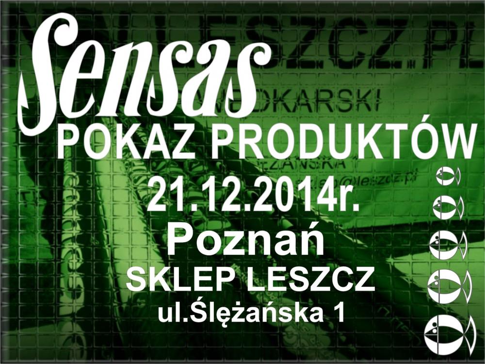 Prezentacja sprzętu Sensas w sklepie Leszcz Poznań.  