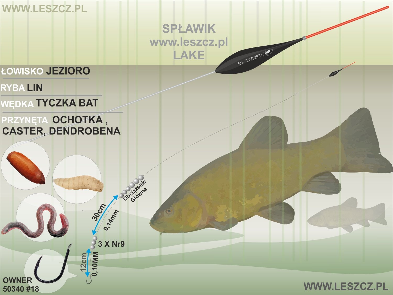 ZESTAW WWW.LESZCZ.PL LAKE NA WISENNEGO LINA