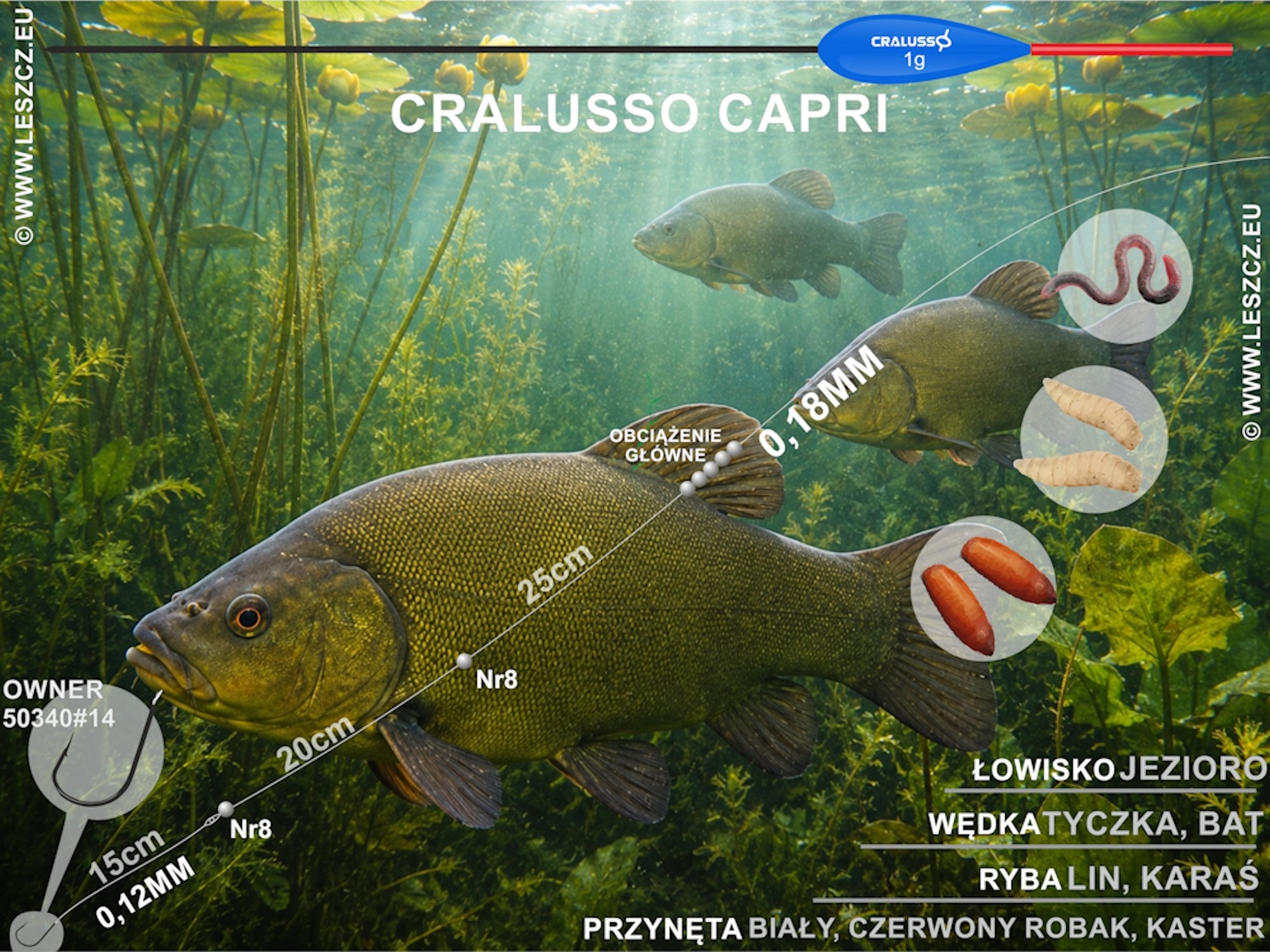 Zestaw Cralusso Capri - Lin w zielsku