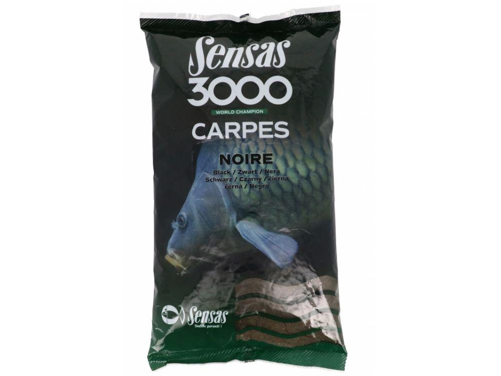 Sensas SENSAS 3000 ZANĘTA CARPES NOIRE 1KG