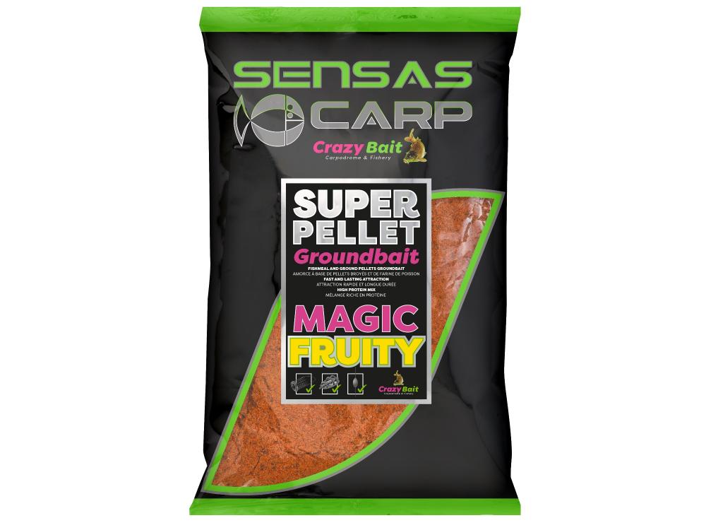 Sensas ZANĘTA SUPER PELLET GROUNDBAIT MAGIC FRUITY 1KG