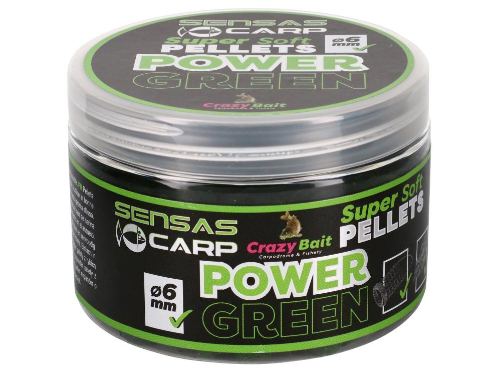 Sensas SUPER SOFT PELLETS POWER GREEN 60G      