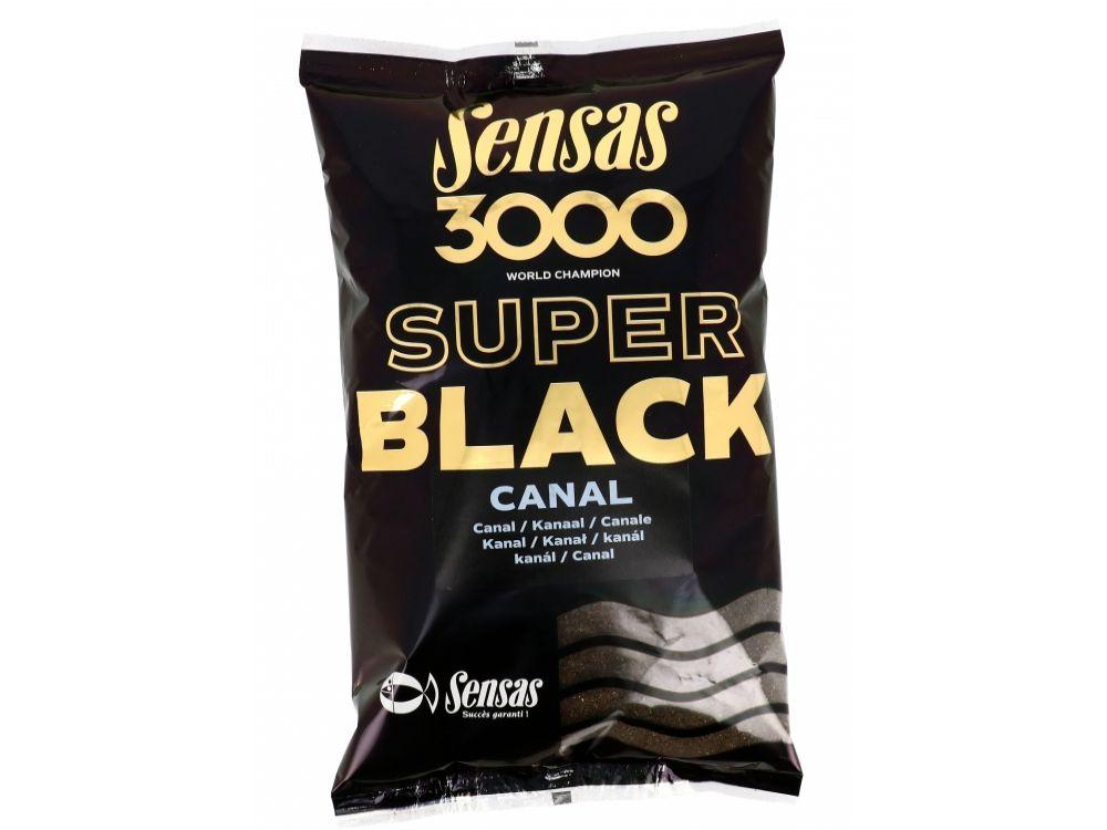 Sensas 3000 Super Black Canal 1KG