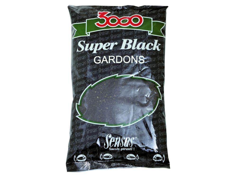 Sensas 3000 Super Black Gardons 1KG