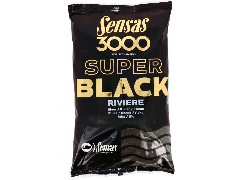 Sensas 3000 Super Black Riviere 1KG