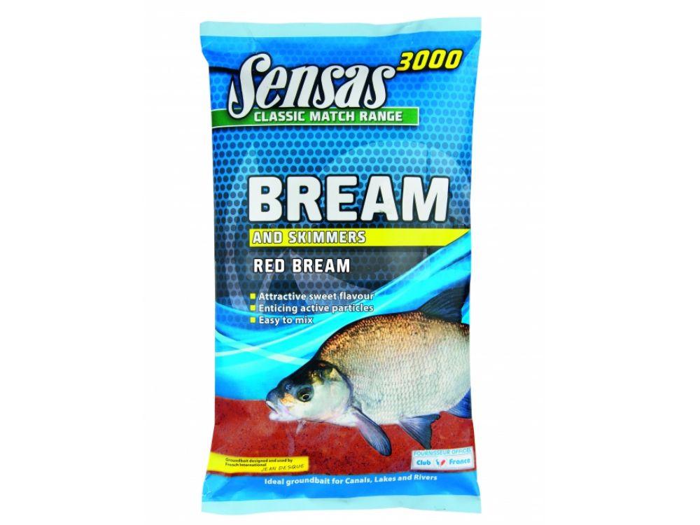 Sensas SENSAS 3000 ZANĘTA SUPER BREAM RED 1KG